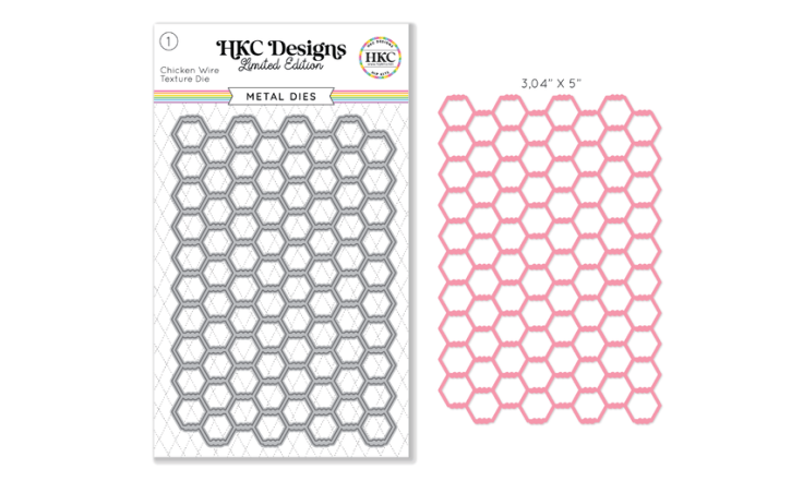 April 2026 Chicken Wire Texture Metal Die