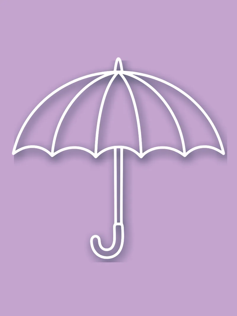 Open Umbrella Cut File