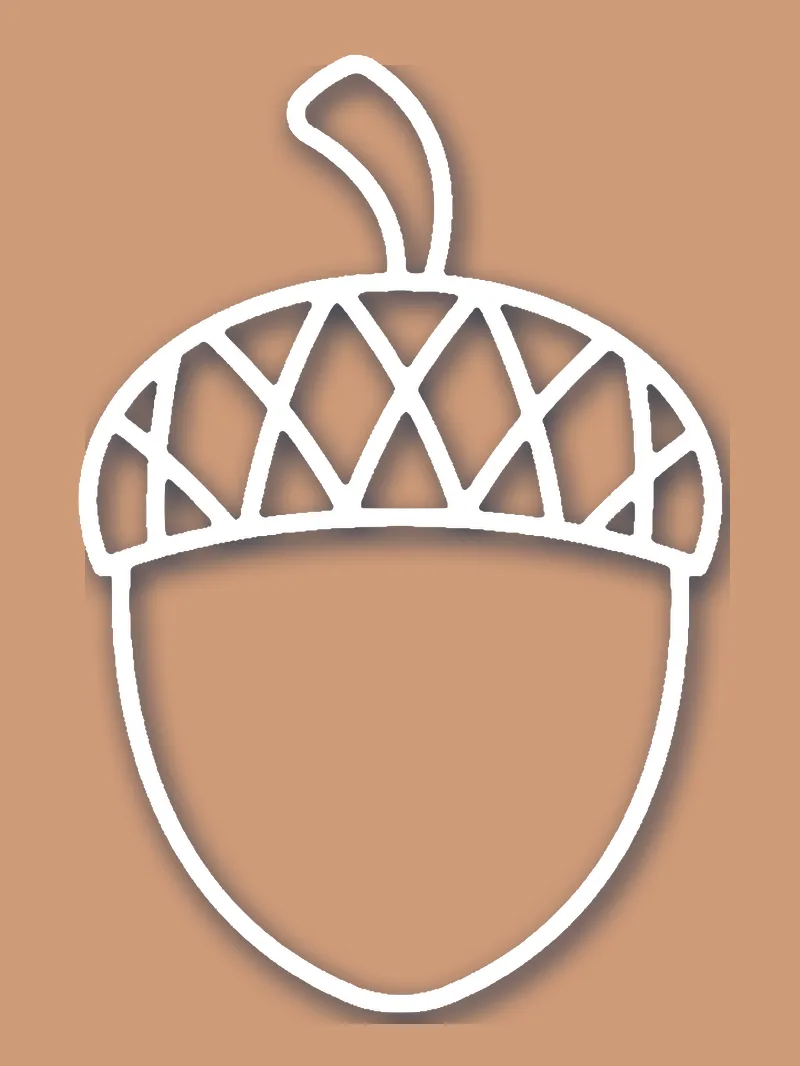 Lattice Acorn Cut File