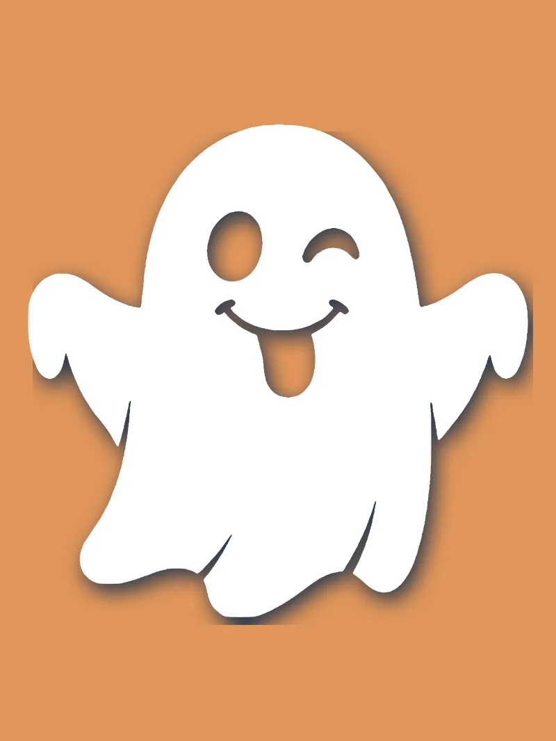 Winking Ghost Cut File