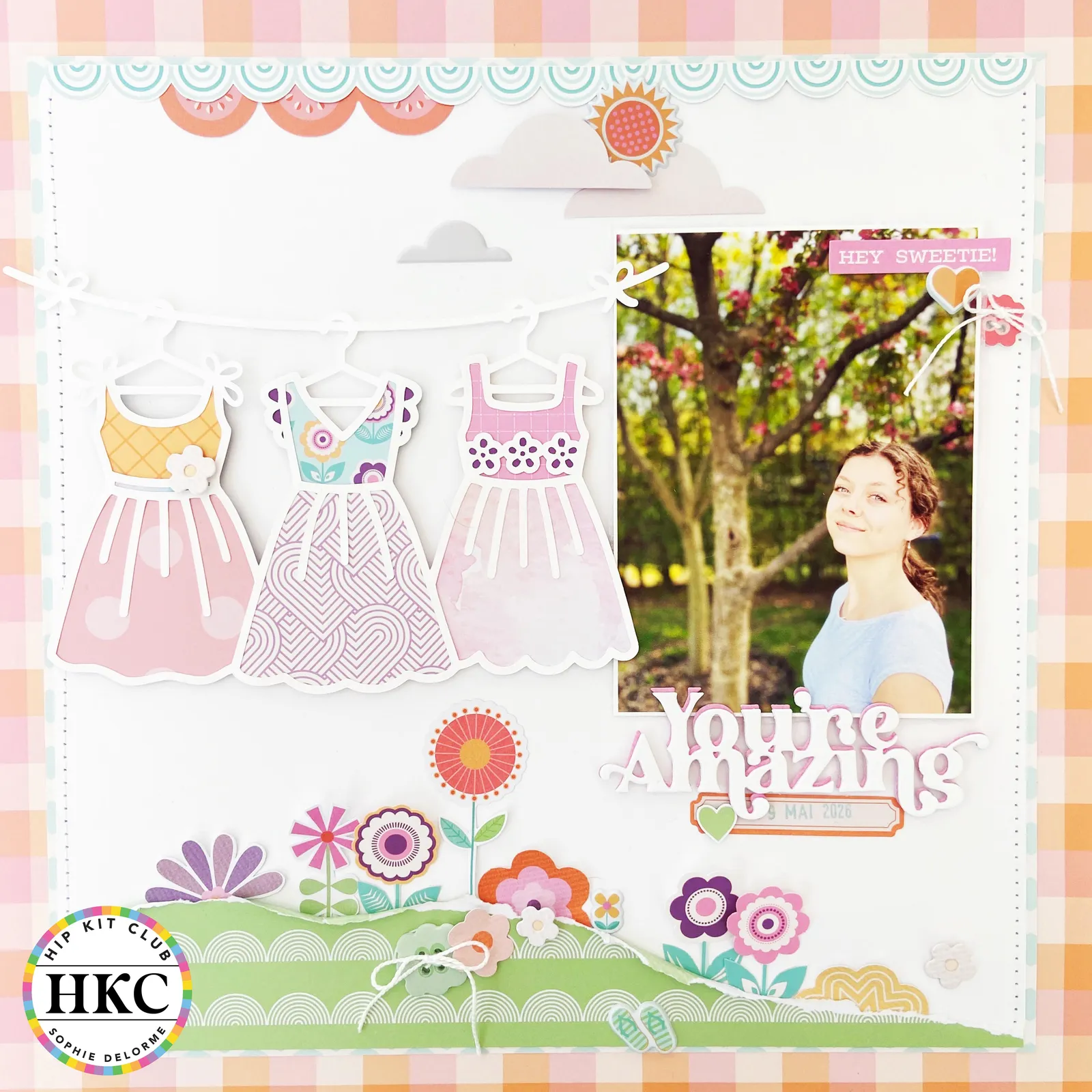 New layout with the June 2025 kits and a gorgeous cut file !