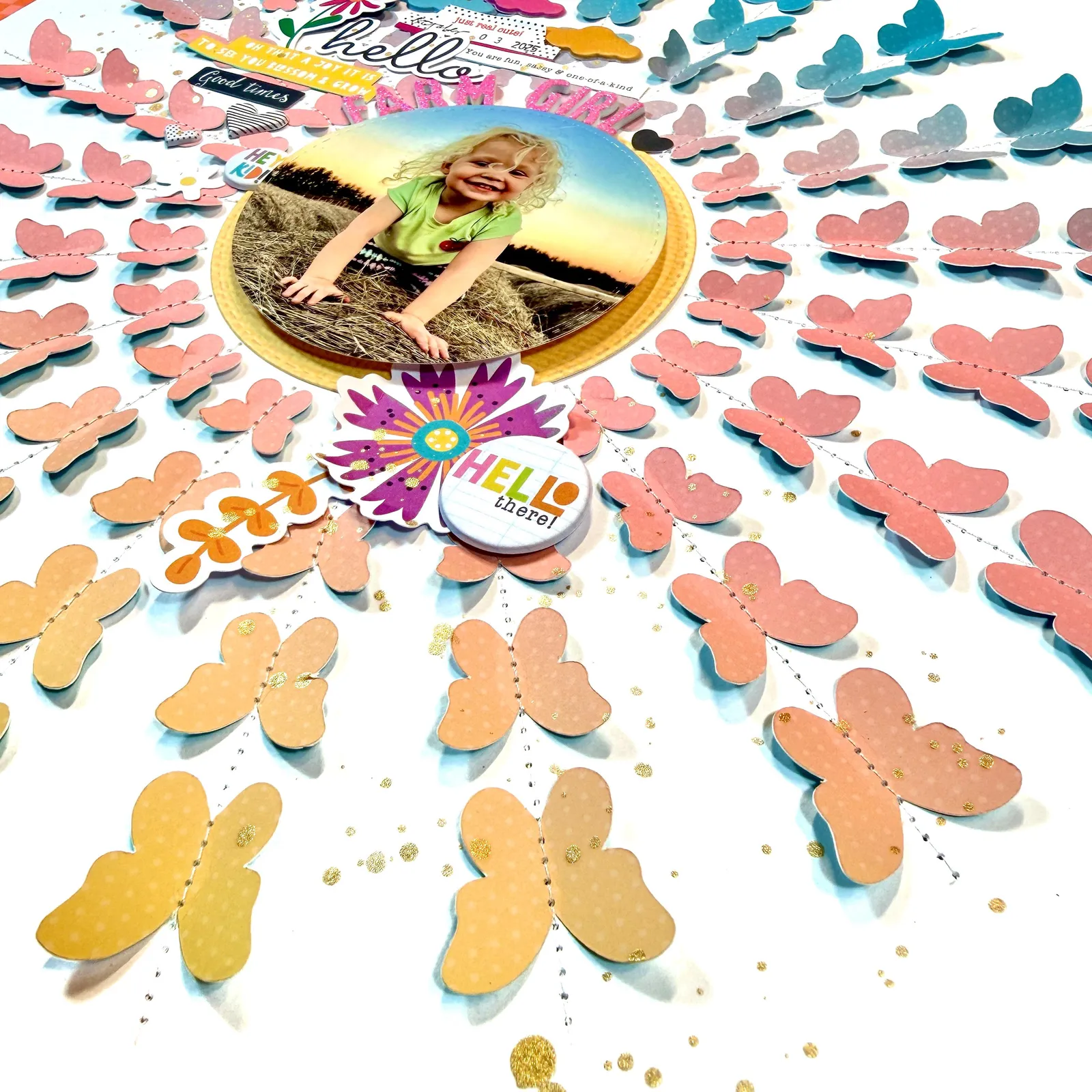 January Butterfly Mandala cut file